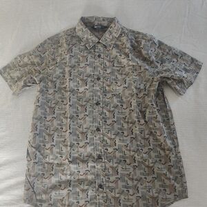 Men's Patterned Short Sleeve Shirt